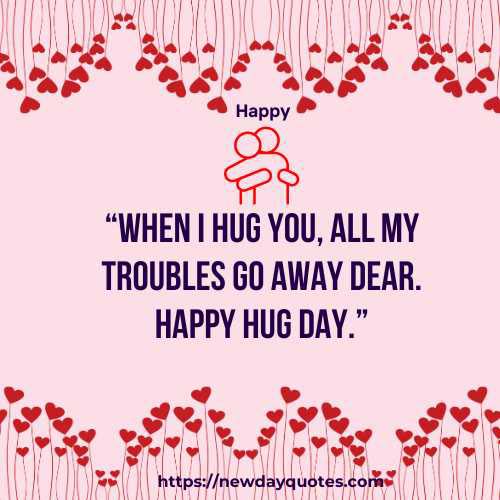 Hug Day Romantic Quotes For Wife
